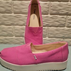 TOMS new pink shoes